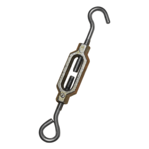 Tensor para Cerca Eléctrica / Resistencia 70 kg / Resistencia Eléctrica 0.4 Ohm / Acabado Tropicalizado / Gancho Calibre 10 / Cuerda UNC Cromo Duro