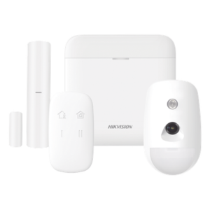 Kit de Alarma Inalámbrica / 48 Zonas / PIR con Cámara 640x480 / Cifrado AES-128 / Wi-Fi / Batería de Respaldo 3 Años