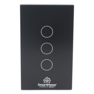 Apagador Inteligente Wi-Fi / 3 Circuitos / 2.4 GHz / 100V-250V / Control por Voz / App Móvil