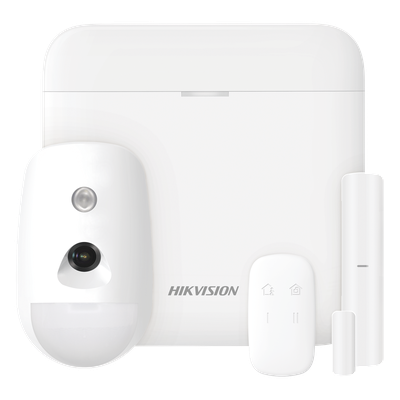 Kit de Alarma Inalámbrica / 48 Zonas / GSM 3G/4G / Wi-Fi 2.4 GHz / PIR con Cámara 640x480 / AES-128 / 433 MHz