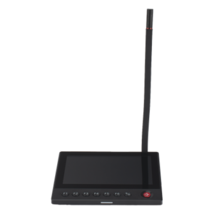 Micrófono IP de Red / Pantalla Táctil 7" / 6 Teclas Programables / PoE 12 VCD / RJ45 10/100 Mbps