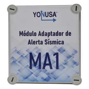 Módulo Adaptador para Alerta Sísmica / Fuente 13.5VDC 2A / Respaldo 7 Días / Entrada AC 127/220V / Conector 3.5 mm