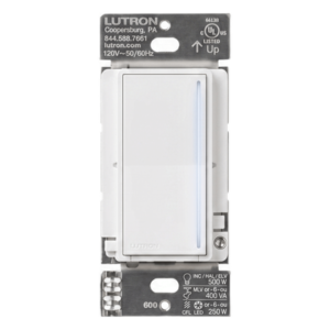 Atenuador de Pared Táctil / 250 W LED+ / 500 W Incandescente / 120 V / Neutro Requerido / Fase Seleccionable / RadioRA 3