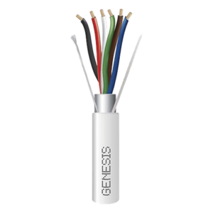 Cable para Alarma / 6 Conductores / 18 AWG / Blindado / Plenum / 305 m (1000 ft) / CL3P FPLP CMP FT6