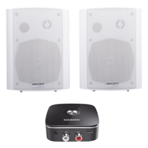 Sistema de Altavoces Amplificados / 2x20W RMS a 8Ω / Bluetooth / Woofer 5'' / Tweeter 1.5'' / Montaje en Pared / Respuesta 80 Hz-18 kHz