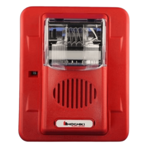 Sirena Estrobo / 24 Vcd / Multi-Candela 15-110 cd / Montaje en Pared / 100 dB / 3 Tonos Seleccionables
