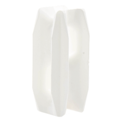 Aislador de Esquina para Cerco Eléctrico / Aislamiento 18 kV / Resistencia Mecánica 10.2 kg / Anti UV / 66 mm x 31.6 mm / Acabado Blanco