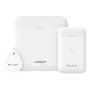 Kit de Alarma Inalámbrico / 48 Zonas / Comunicación Bidireccional 433 MHz / Batería de Respaldo 12 h / Hasta 4 Sirenas / Frecuencia Tag 13.56 MHz / Temperatura -10 a 55 °C