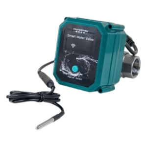 Válvula Inteligente / Control de Caudal 0-100% / Wi-Fi 2.4 GHz y Bluetooth / Sensor de Temperatura / IP67 / Alimentación USB DC 5V / DN20 (3/4'')