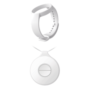 Botón de Pánico Doble Portátil / IP54 / Comunicación Bidireccional 433 MHz / Autonomía 35 h / Emparejamiento Automático