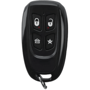 Control Remoto de Alarma / 4 Botones / Frecuencia 433 MHz / Hasta 7 Unidades por Receptor / Compatible Multi-Marca