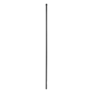 Poste de Esquina para Cerca Electrificada / 6 Aisladores / Acero Galvanizado Cal. 18 / Altura 1.4 m (4.6 ft) / Pintura Negrra Electroestática