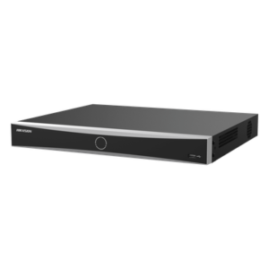 NVR IP / 16 Canales / 12 Megapixel (4K) / AcuSense / Reconocimiento Facial 20,000 Rostros / 2 Bahías HDD / HDMI 4K / Alarmas I/O
