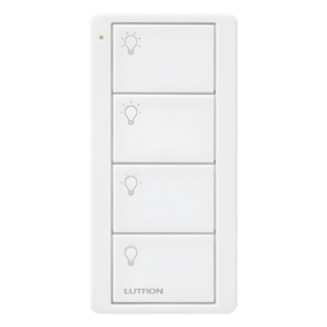 Control Remoto Inalámbrico / 4 Botones / 3 Escenas de Iluminación / RF 431-437 MHz / Alcance 18 m (59 ft) / Batería 10 Años