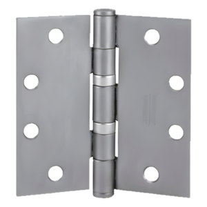 Bisagra con Baleros de Alta Resistencia / Acero Calibre 0.134 / 4.5 x 4.5 pulgadas / Cromo Satinado / Certificación UL / Kit 3 Piezas
