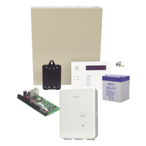 Kit Panel de Alarma IP / 48 Zonas / 40 Inalámbricas y 8 Alámbricas / 3 Particiones / Comunicador IP / Teclado Alfanumérico con Receptor 6160RF
