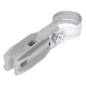 Aislador de Paso o Esquina / Abrazadera 1 Pulgada (25 mm) / Resina Virgen 100% / Acero Galvanizado / Anti-Arqueo / Bolsa 100 Unidades