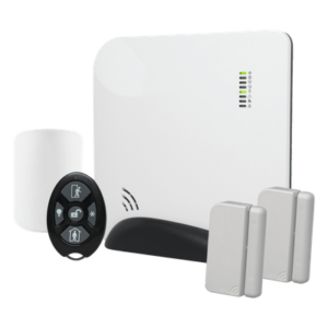 Panel de Alarma Inalámbrico / 96 Zonas / Conectividad Celular y Wi-Fi / 49 Usuarios / Z-Wave / 22.6 x 22.6 x 3.8 cm