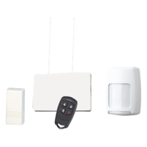 Kit Inalámbrico para Panel de Alarma / Receptor RF / 4 Contactos Magnéticos / Detector PIR con Anti-Mascotas / Control Remoto 4 Botones