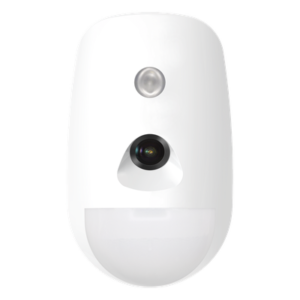Detector PIR con Cámara Integrada / Full HD 1080p / Detección 12 m (39.4 ft) / Ángulo 85.9° / Inmunidad Mascotas 30 kg / Bus Híbrido