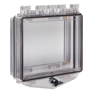 Caja Protectora de Policarbonato / Montaje de Pared / 133x198x74 mm / 5.2x7.8x2.9 in / Cubierta UV Resistente