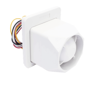 Sirena Autónoma / 119 dB / 25 W / Dos Tonos / IP Resistente Agua y UV / 6 a 14 VDC / Interior y Exterior