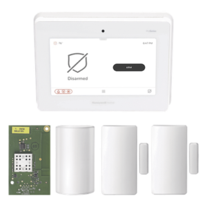 Kit de Panel de Alarma / Pantalla Táctil 7 Pulgadas / Tecnología Inalámbrica SIX / Cifrado AES-128 / Sensor PIR / 2 Contactos Magnéticos / Respaldo de Batería