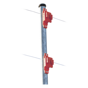 Aislador de Paso para Cerco Eléctrico / Aislamiento 18 kV / Resistencia Mecánica 10.2 kg / Protección UV / Diseño Anti-Arco / Polipropileno y Policarbonato