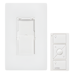 Kit de Control de Pared Inalámbrico / 3 Botones con Subir/Bajar / Alcance 9 m (29.5 ft) a través de Muros / Batería CR2032 10 Años / Frecuencia 431-437 MHz
