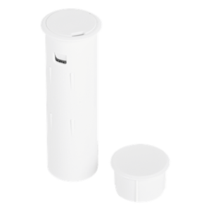 Sensor Magnético Inalámbrico / Empotrable Invisible / Gap 2.54 cm (1 in) / Frecuencia 345 MHz / Batería 5 Años / Diámetro 1.9 cm (0.75 in)