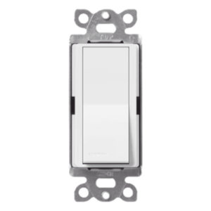 Interruptor de Pared Unipolar / 15 A / 120/277 V / Accionamiento Paleta / Acabado Snow Satinado