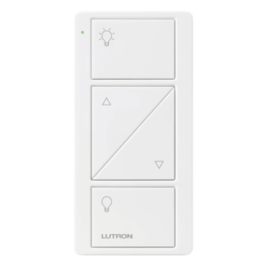 Control Inalámbrico de Iluminación / 4 Botones / RF 431-437 MHz / Alcance 18 m (59 ft) / Batería 10 Años / Blanco Brillante