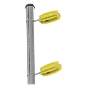 Aislador de Esquina para Cerco Eléctrico / 18 kV / Resistencia 7.5-10.2 kg / Anti UV / 66 mm x 31.6 mm