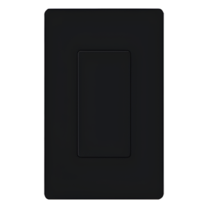 Inserto Ciego para Placa de Pared / Apertura Estilo Designer / Acabado Brillante Negro / Color Estable UV