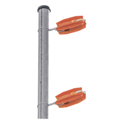 Aislador de Esquina para Cercos Eléctricos / 18 kV / Resistencia Mecánica 10.2 kg / Anti UV / 66 mm x 31.6 mm