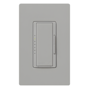 Atenuador de Pared Inalámbrico / 250 W LED/CFL / 500 W Incandescente / Neutro Opcional con RTISS / FASS / Radiofrecuencia 431-437 MHz / Alcance 9 m (29.5 ft) / Control Multiubicación