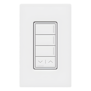 Botonera de Pared / 3 Botones de Escena / Barra Subir/Bajar / Retroiluminada / RF Clear Connect Type X / 120-277 V