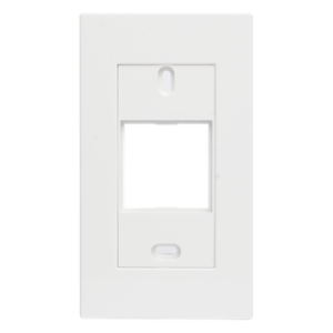 Marco para caja americana / Montaje vertical y horizontal / IP20 / Termoestable con bastidor metálico / Blanco