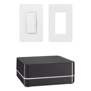 Kit de Control de Iluminación / Hasta 100 Dispositivos Inalámbricos / Atenuador 600 W Incandescente / 150 W LED / Control por App y Voz / Ethernet