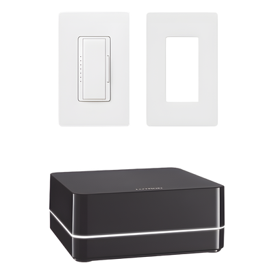 Kit de Control de Iluminación / Hasta 100 Dispositivos Inalámbricos / Atenuador 600 W Incandescente / 150 W LED / Control por App y Voz / Ethernet
