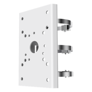 Montaje de Aro para Poste / Metal / 120 x 130 x 85 mm / 2.6 lb / Blanco