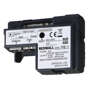 Codificador PoE IP / Conversión ASCII Redwall / 2x RJ45 Passthrough / -40 a +60°C / Caja Doble Grupo