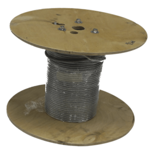 Cable Sensor para Cerca Perimetral / 305 m (1000 ft) / Armadura de Acero / Detección hasta 3 m (10 ft) / 22 Niveles de Sensibilidad / Requiere Unidad Analizadora