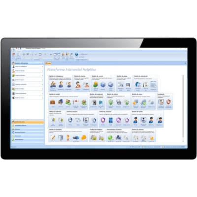 Pantalla Táctil / 21.5" / Windows 10 / IP65 / 4 USB / HDMI / VGA / RS-232 / Wi-Fi / Helpnex / Montaje Panel y VESA