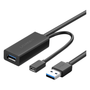 Cable Extensión Activo USB 3.0 / 10 m (32.8 ft) / 5 Gbps / Chip Reforzador / Alimentación Micro USB / Plug & Play