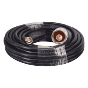 Cable Coaxial / Baja Pérdida / 15 m (49.2 ft) / Diámetro 5 mm / Impedancia 50 Ω / Apantallamiento >90 dB / 5-3000 MHz / Conectores N y SMA Macho