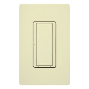 Switch on/off inalámbrico / Doble voltaje 120-277 V / 8 A iluminación / 1/10 HP 3 A motores / Sin neutro / RadioRA 2