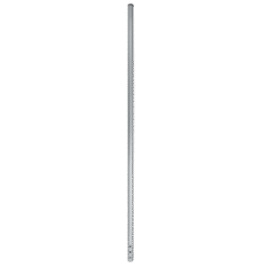 Poste de Esquina para Cerca Eléctrica / Acero Galvanizado en Caliente / 1 m (3.3 ft) / Diámetro 25 mm (1 in) / 5 Aisladores / 0.7 kg