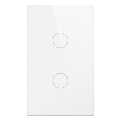 Interruptor Inteligente / 2 Circuitos / ZigBee / 100-250V / 800W por Canal / 120 mm (4.72 in)