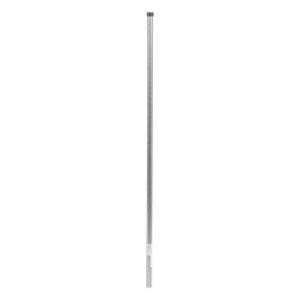 Poste de Esquina para Cerca Electrificada / 1.2 m (3.9 ft) / Tubo Galvanizado Calibre 18 / Diámetro 1' / 5 Aisladores
